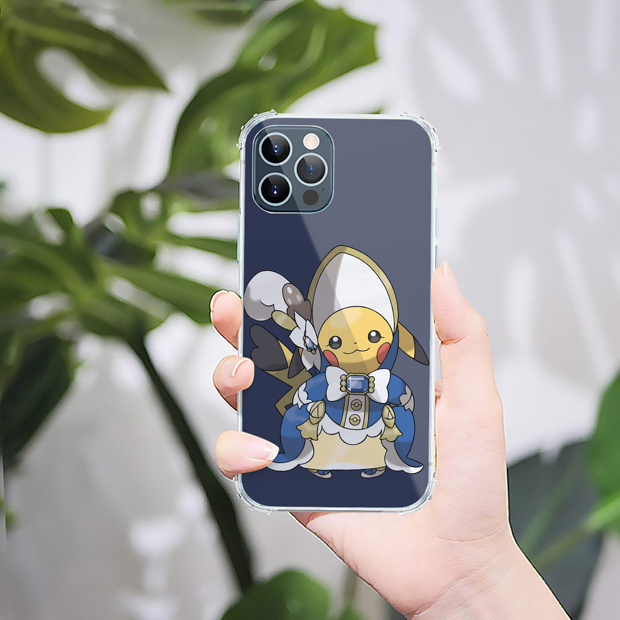 （画像用） ポケットモンスター Pokémon 【iPhone 12シリーズ対応】透明スマホケース（クリアソフトケース）